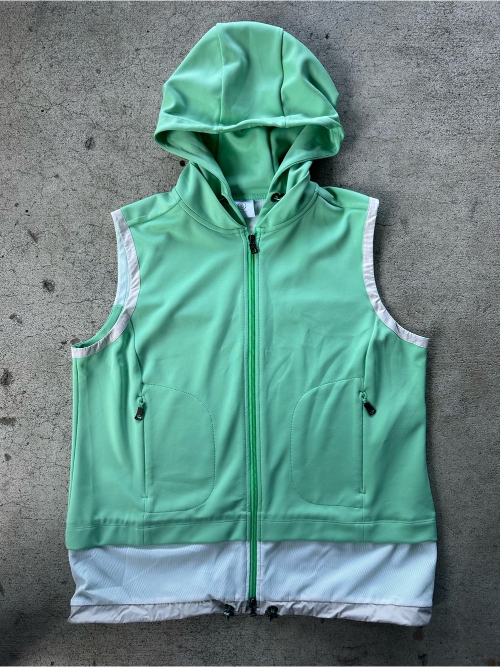 Bogner Bruna Green Two Tone Second Layer Vest